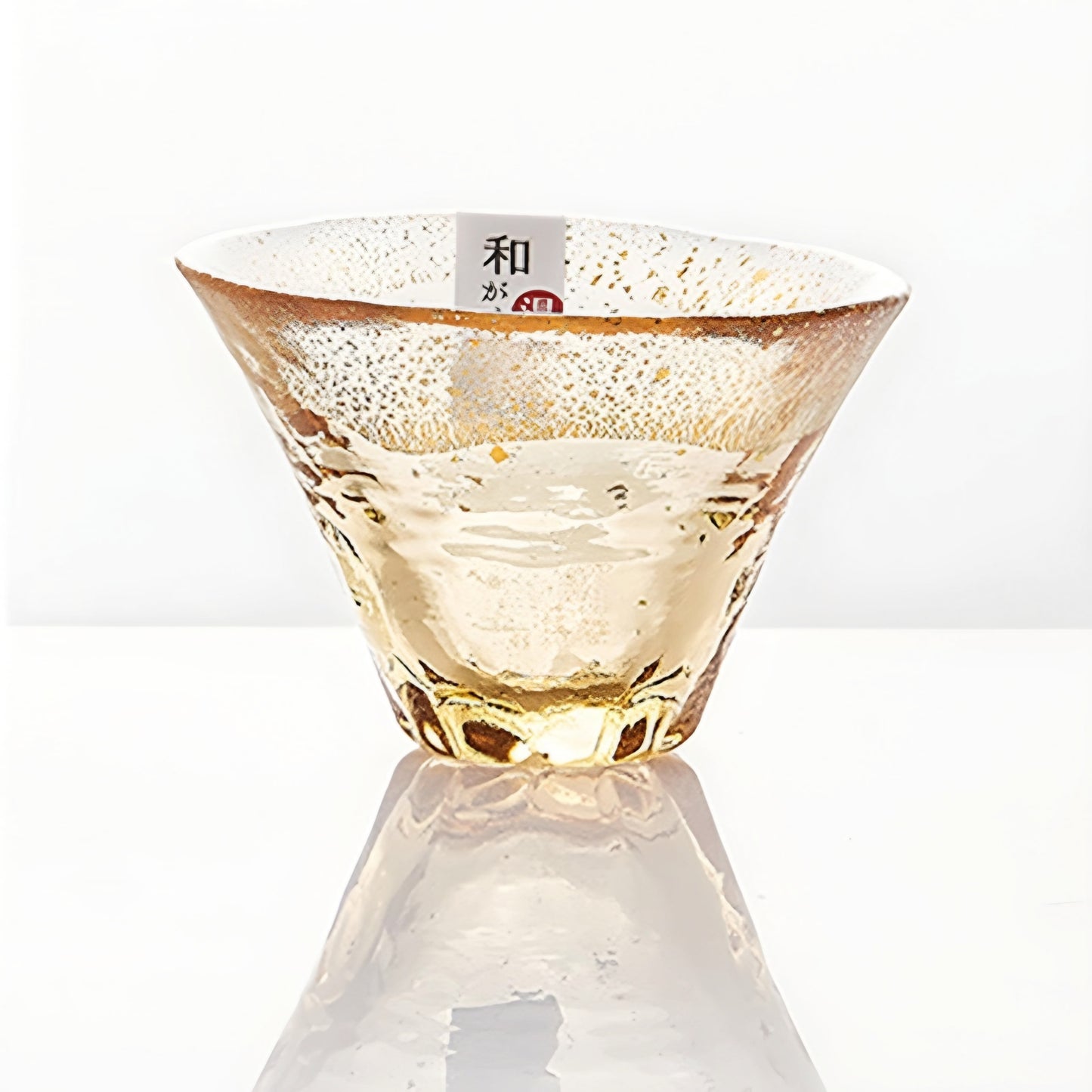 Mount Fuji Hidden Sakura Glass Sake Cup 80ml