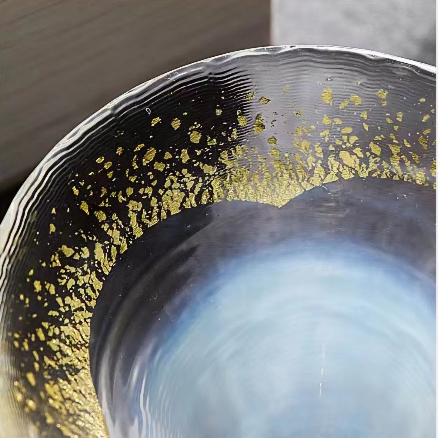 Mount Fuji Gold Leaf Glass Sake Cup 65ml