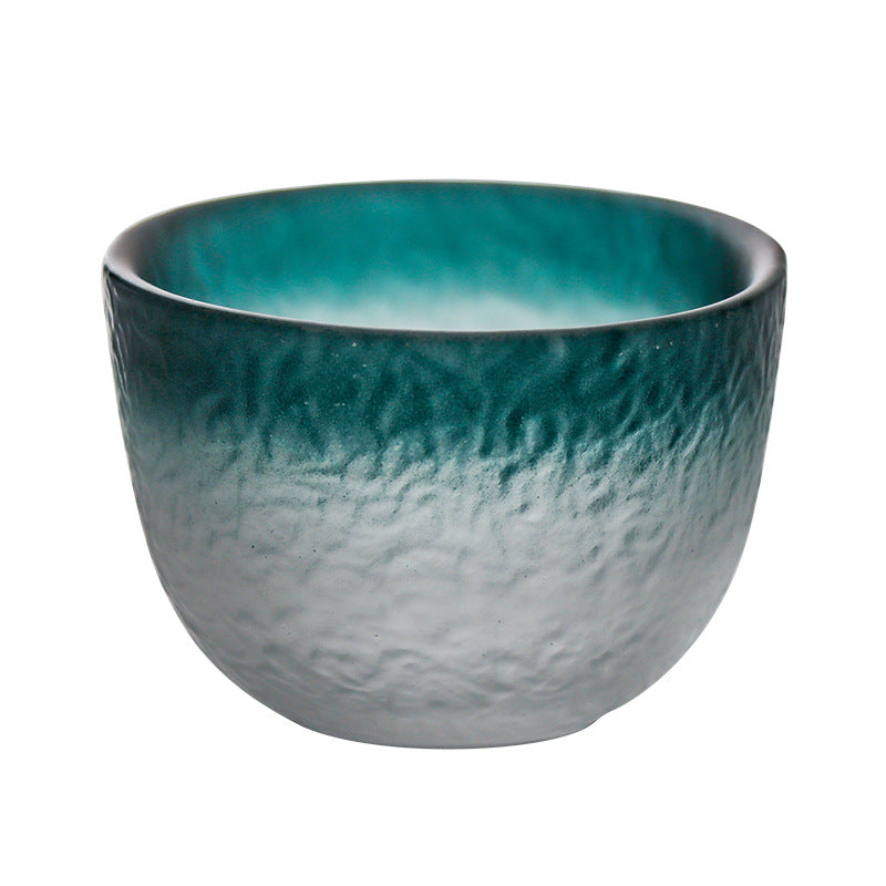 Gradient Green Glass Sake Cup 50ml