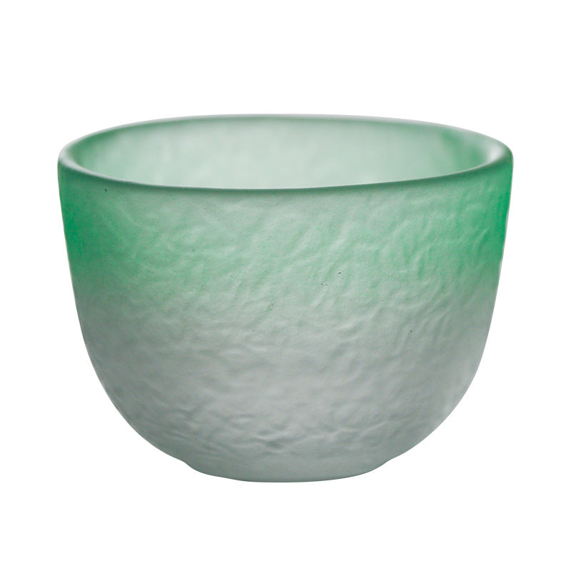 Gradient Green Glass Sake Cup 50ml