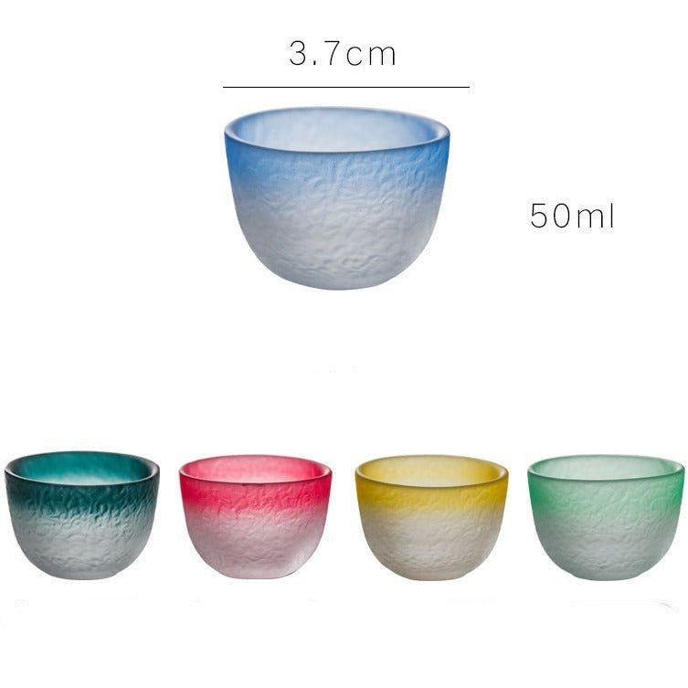 Gradient Colors Glass Sake Set