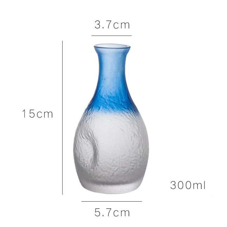 Gradient Colors Glass Sake Set