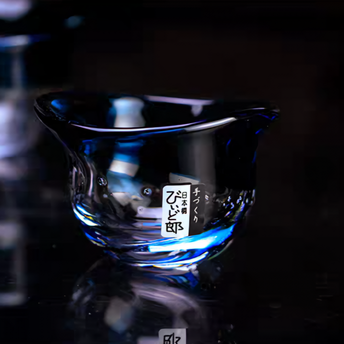 Leaf Grip Glass Sake Cup 120ml