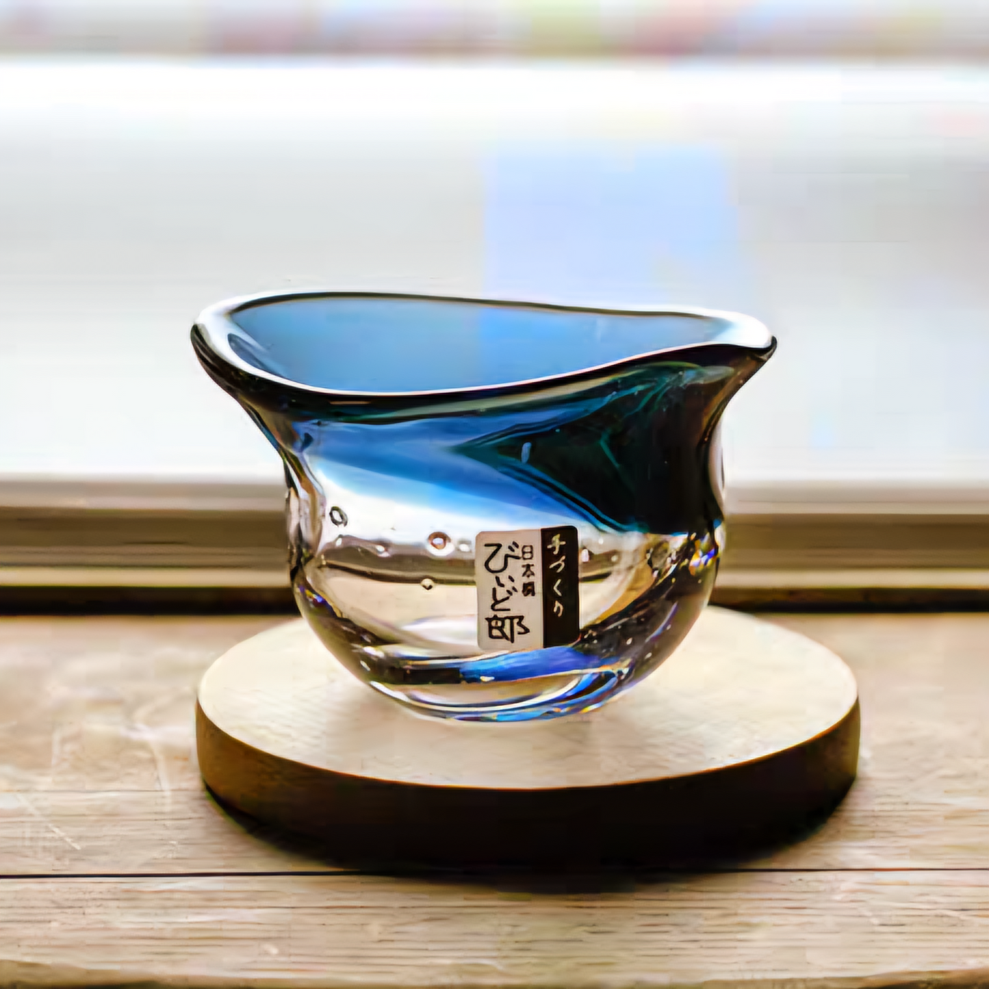 Leaf Grip Glass Sake Cup 120ml