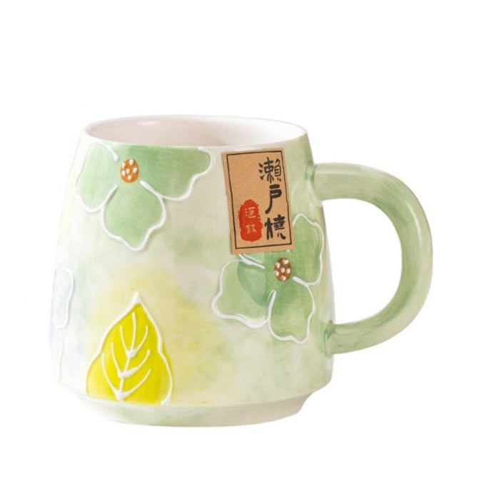 NAUXIU Tazza da tè in Ceramica Grezza in Stile Giapponese, Tazza Conica NAUXIU Tazza da tè in Ceramica Grezza in Stile Giapponese, Tazza Conica