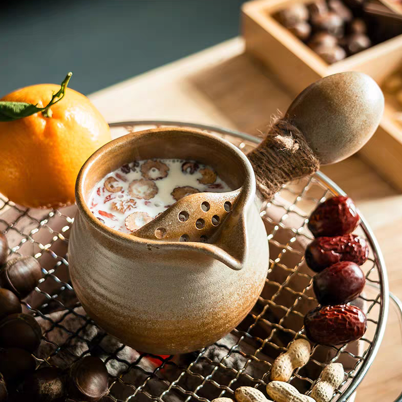 Mini Outdoor Camping Ceramic Teapot