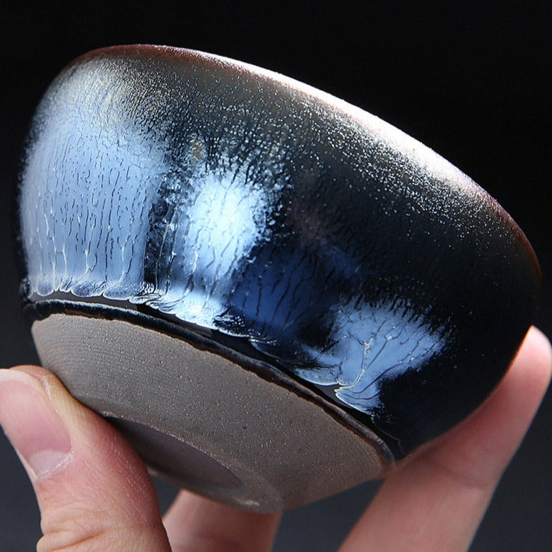 Blue Kiln Change Kung Fu Cup