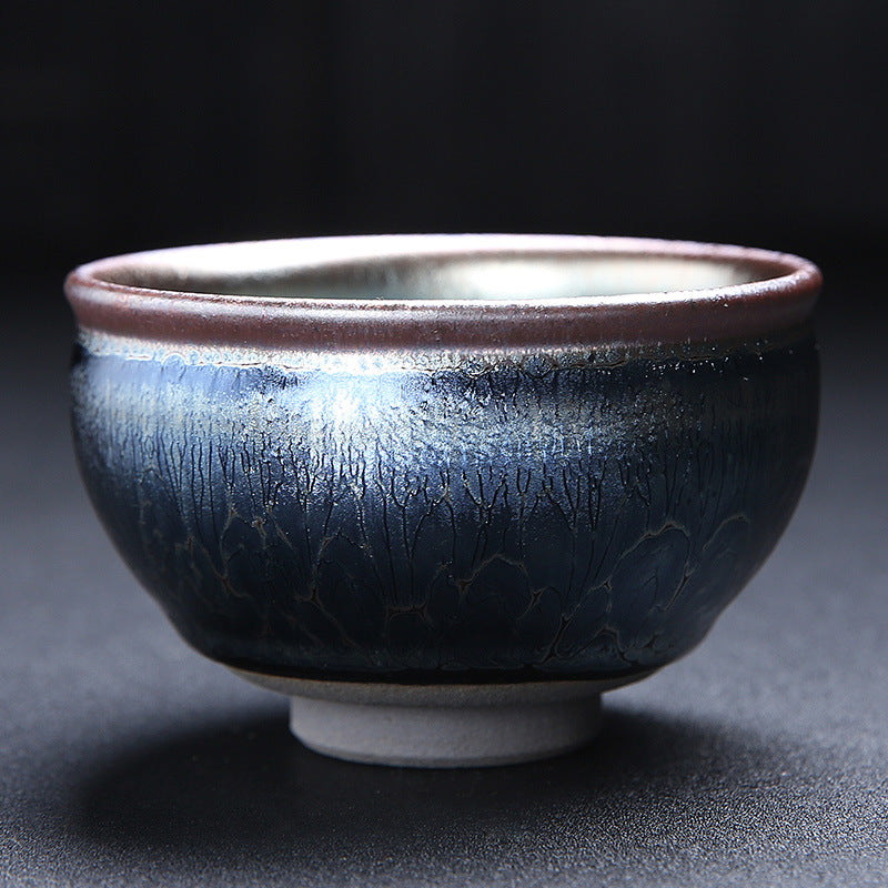 Blue Kiln Change Kung Fu Cup