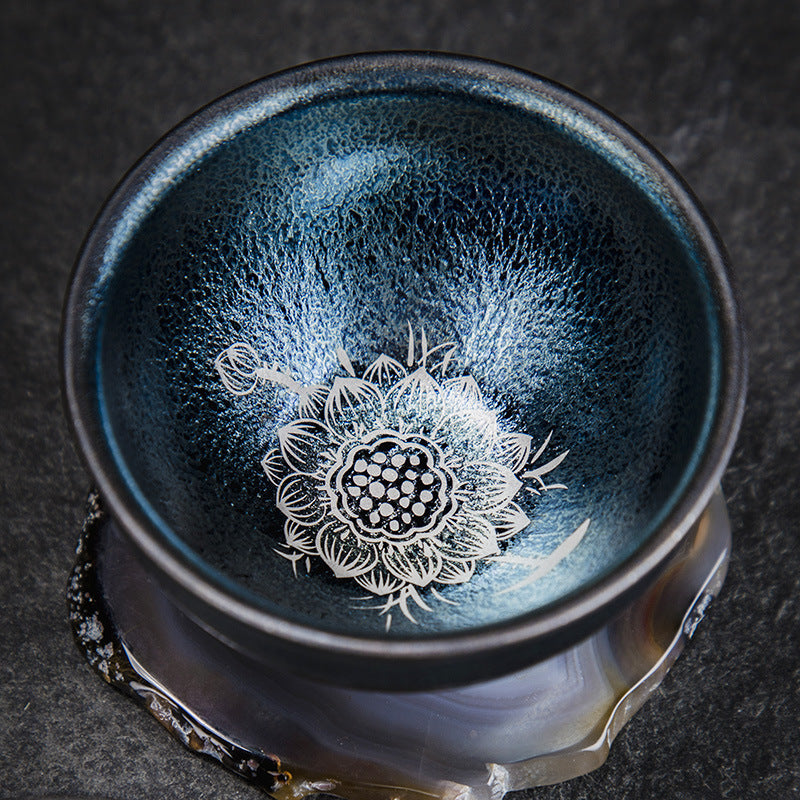 Blue Lotus Kiln Change Kung Fu Cup