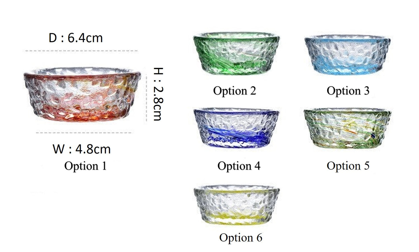Glass Sake Cup 35ml