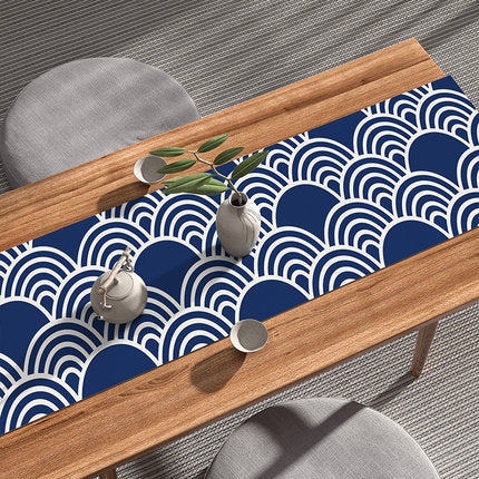 Japanese Wave Motif Table Runner