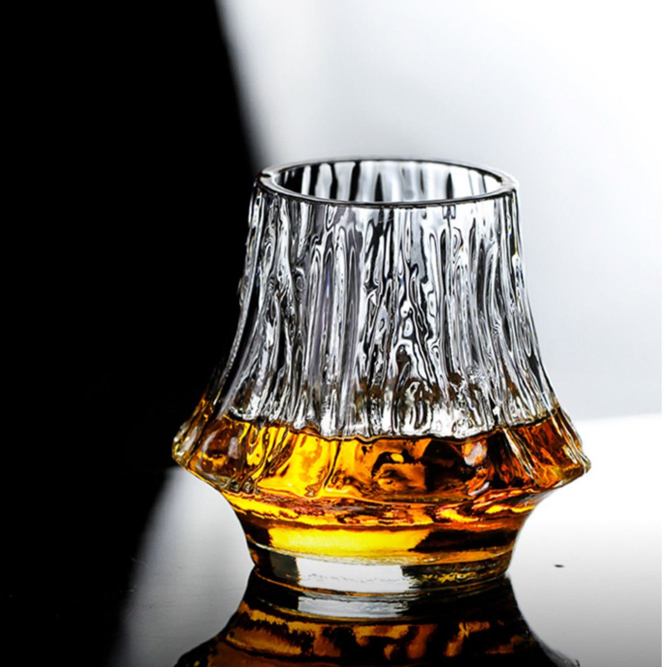Mount Fuji Shaped Whiskey Glass