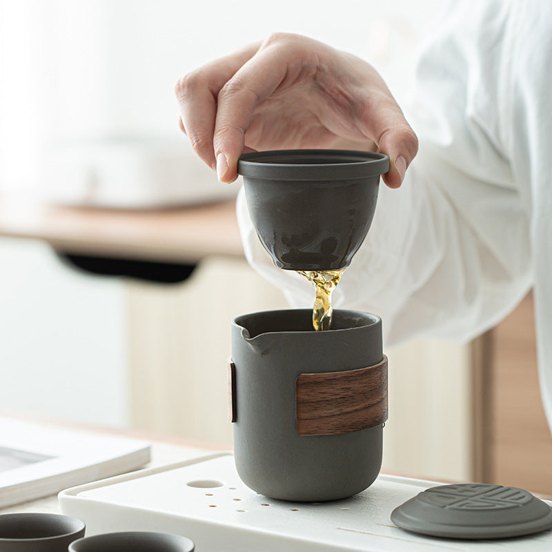 Classic Ceramic Travel Tea Set