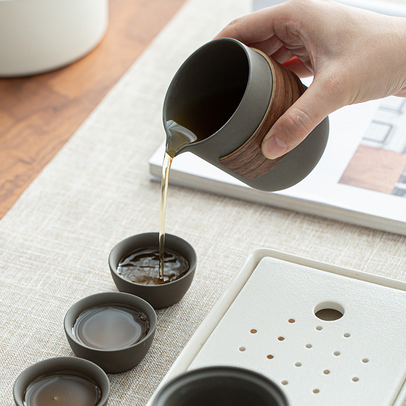 Classic Ceramic Travel Tea Set