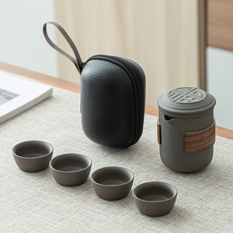 Classic Ceramic Travel Tea Set