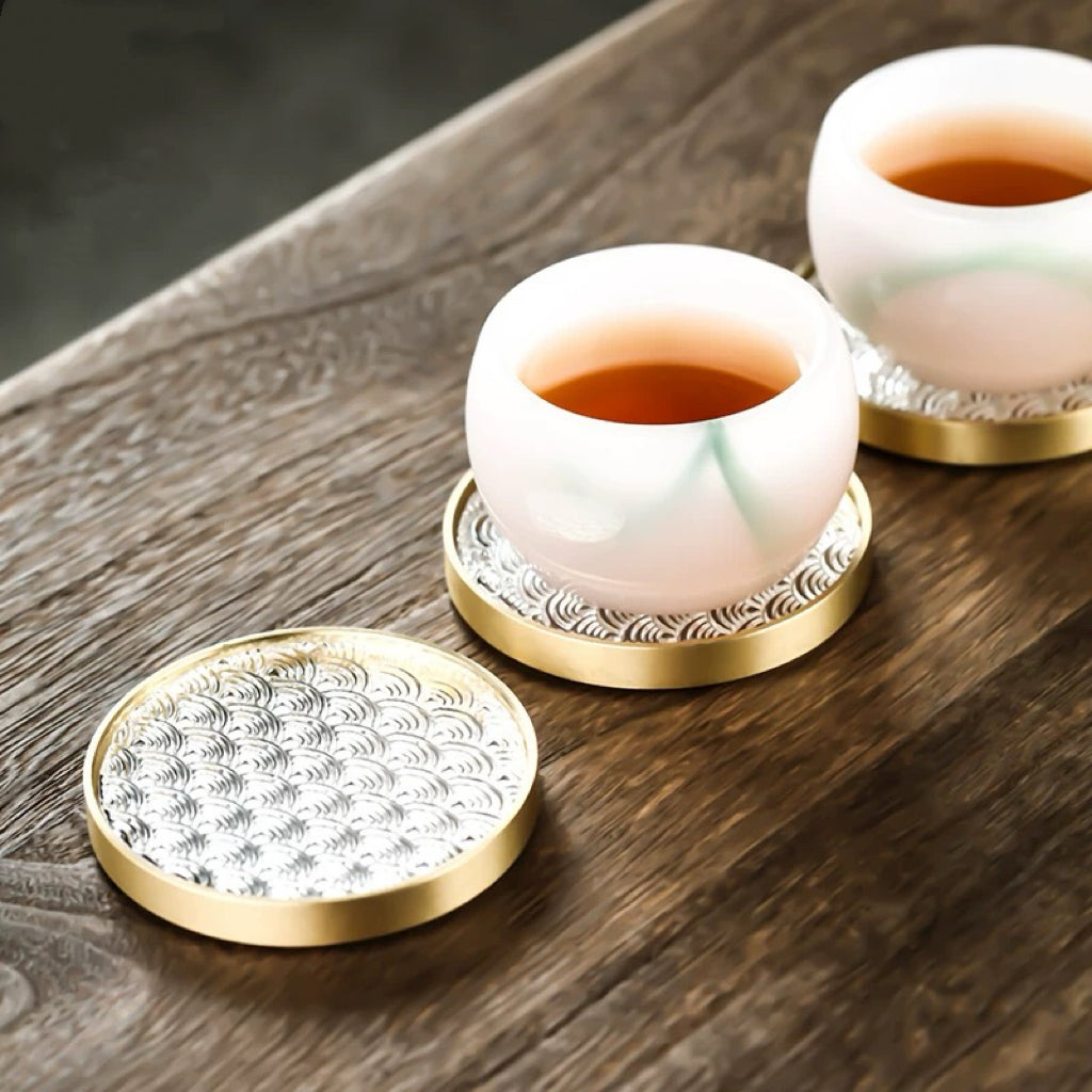 Japanese Wave Glass Coaster