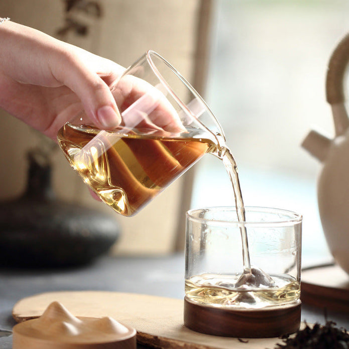 Wooden Mountain Glass Cup 120/280ml