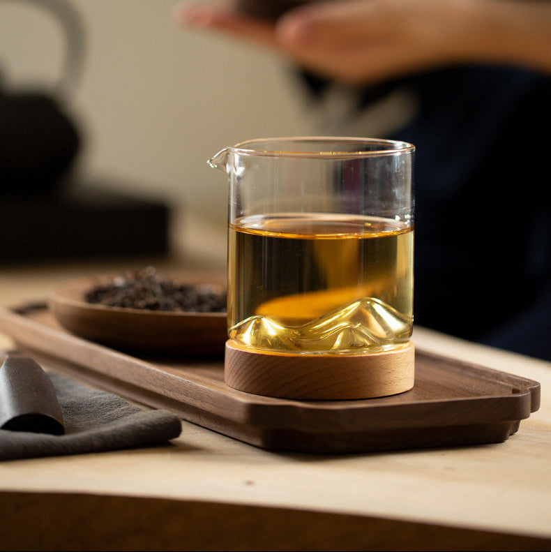 Wooden Mountain Glass Cup 120/280ml