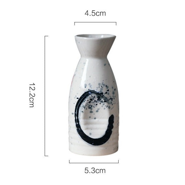 Sake Bottle and Cup Set [Zen]