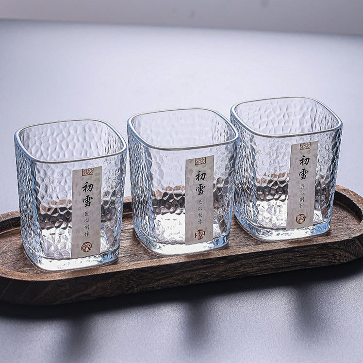 Hammered Glass Cup 230ml