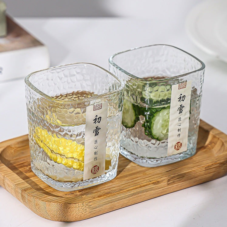 Hammered Glass Cup 230ml