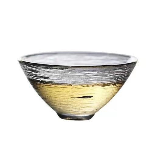 Hand Painted Golden Fish Glass Cup Set of 6