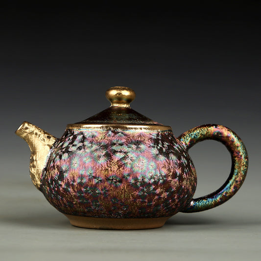 Golden Kiln Change Ceramic Teapot