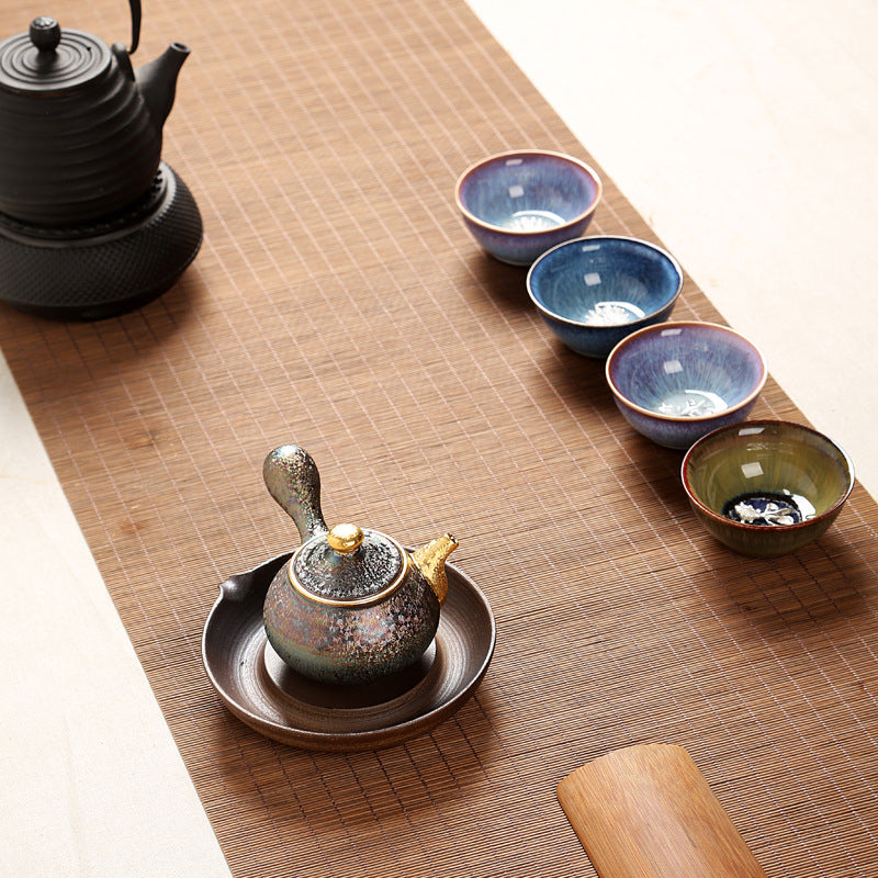 Golden Kiln Change Ceramic Teapot