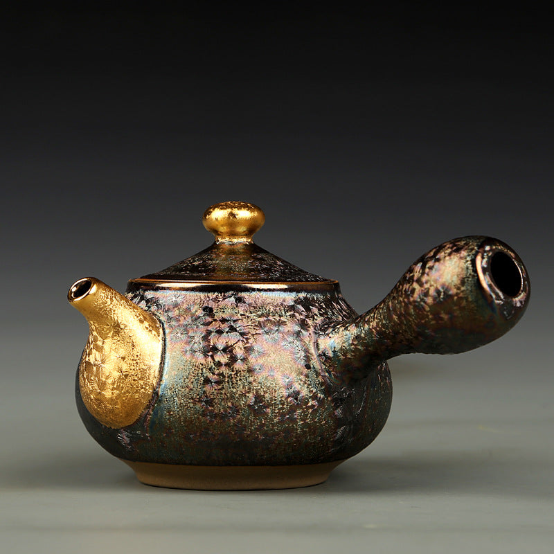 Golden Kiln Change Ceramic Teapot