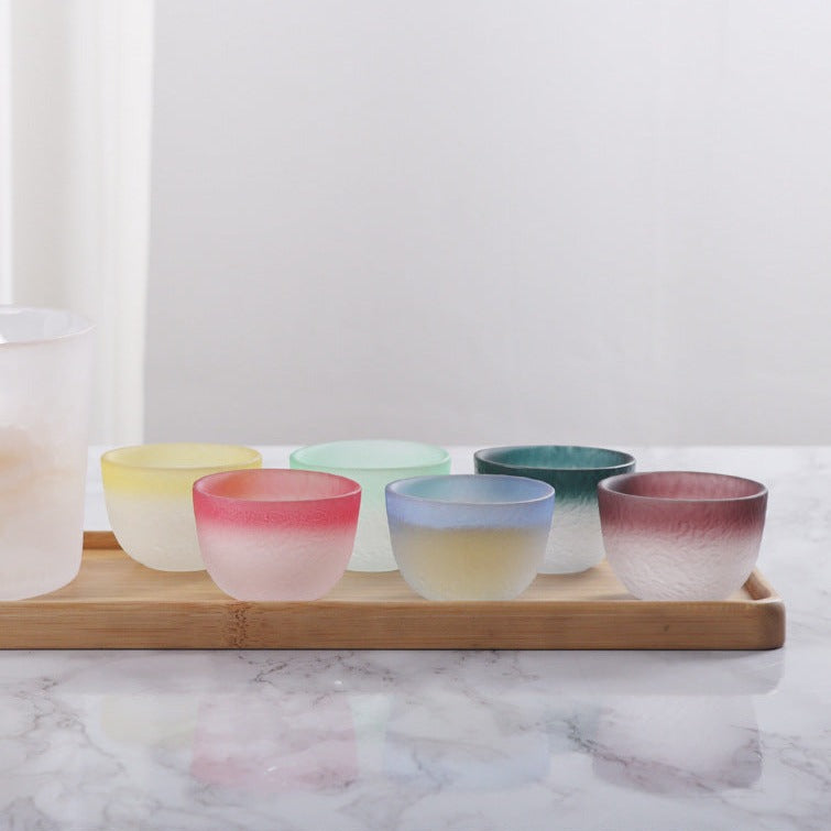 Gradient Color Glass Sake Cup 50ml