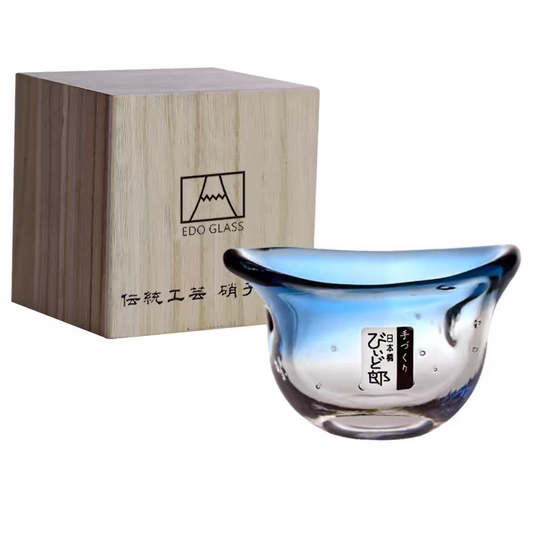 Leaf Grip Glass Sake Cup 120ml