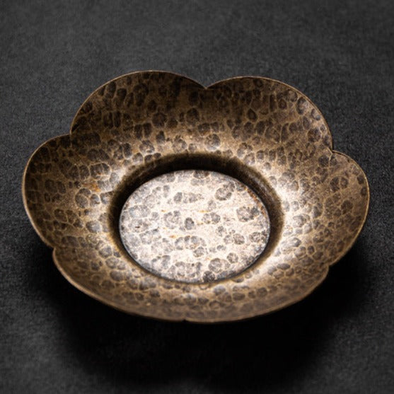 Plum Flower Copper Saucer