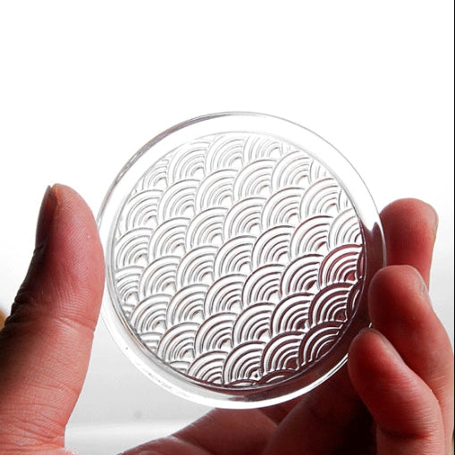 Japanese Wave Glass Coaster
