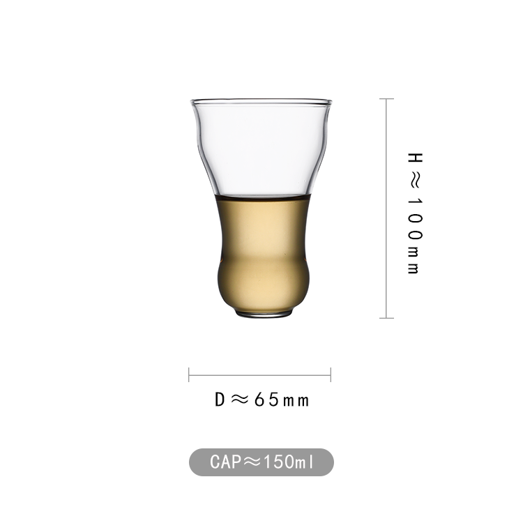 Silvery Moonlight Glass Cup 150ml