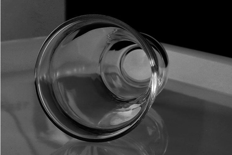 Silvery Moonlight Glass Cup 150ml