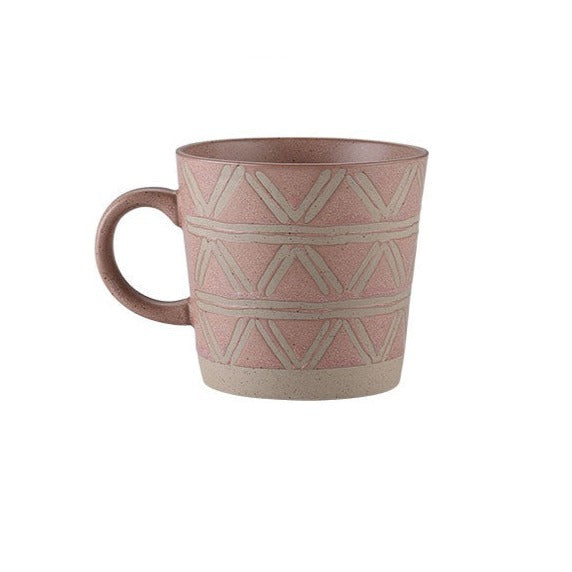 Red Vintage Stoneware Coffee Mug [Net]