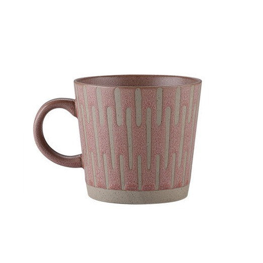 Vintage Stoneware Coffee Mug [Stripe]