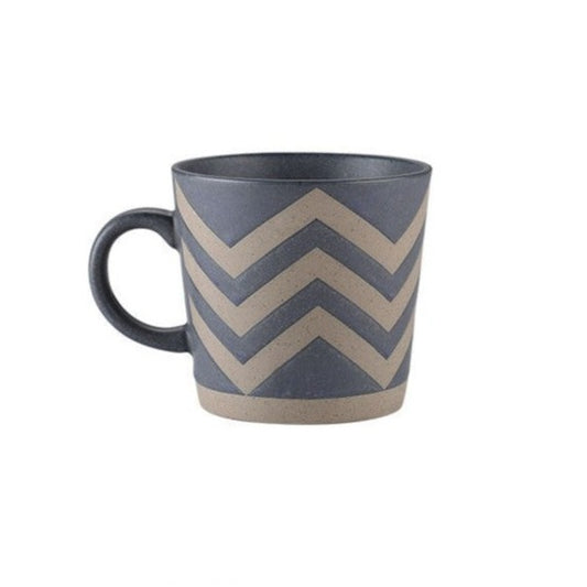 Blue Vintage Stoneware Coffee Mug 