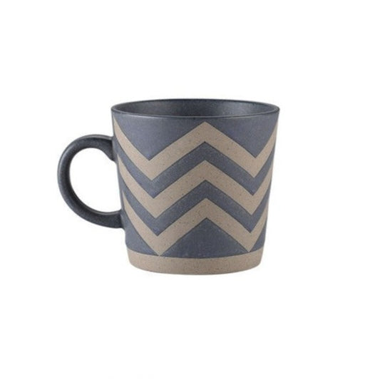 Blue Vintage Stoneware Coffee Mug