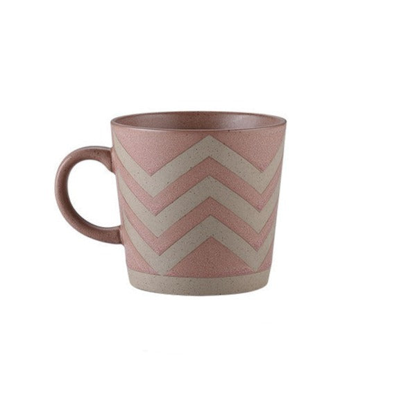Vintage Stoneware Coffee Mug [Wave]