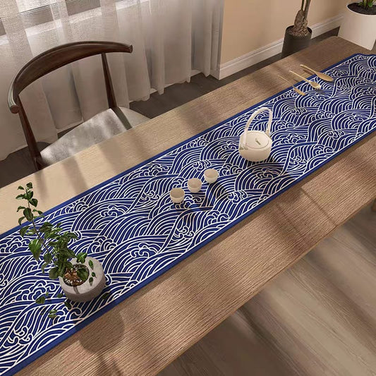 Great Wave Waterproof Table Runner