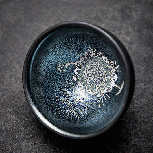 Blue Lotus Kiln Change Kung Fu Cup