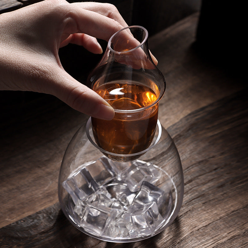 Cold Sake & Whisky Decanter Set, Glass Carafe