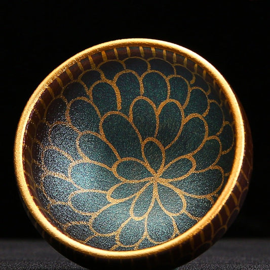 Kiln Change Lotus Ceramic Tea Cup