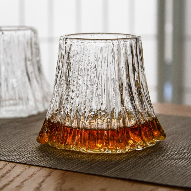 Mount Fuji Shaped Whiskey Glass