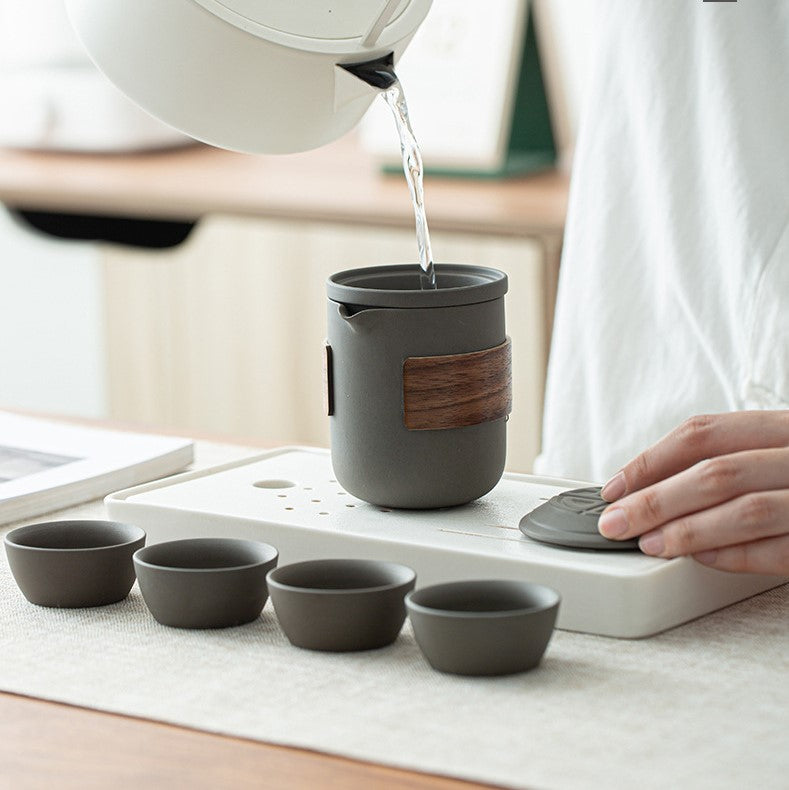 Classic Ceramic Travel Tea Set