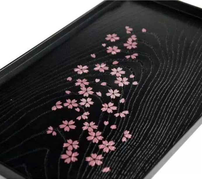 Sakura Rectangular Tea Tray