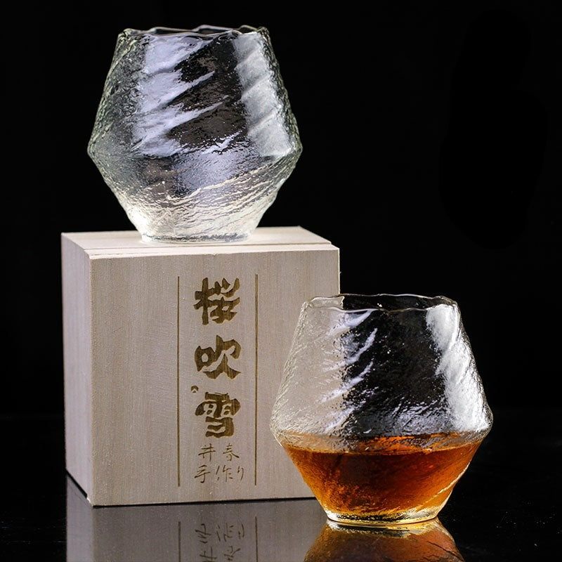 Whiskey Glass Tumbler [Sakura Storm]